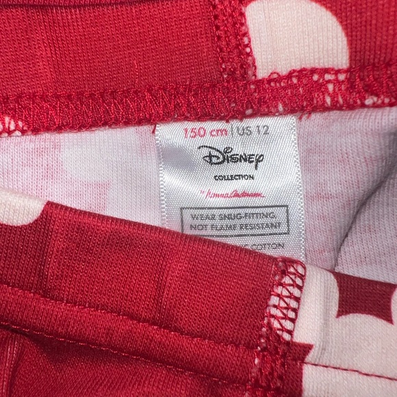 Hanna Andersson Mickey Mouse Red and Green Pajama Set Kids Size 12 (150cm) - Picture 5 of 6